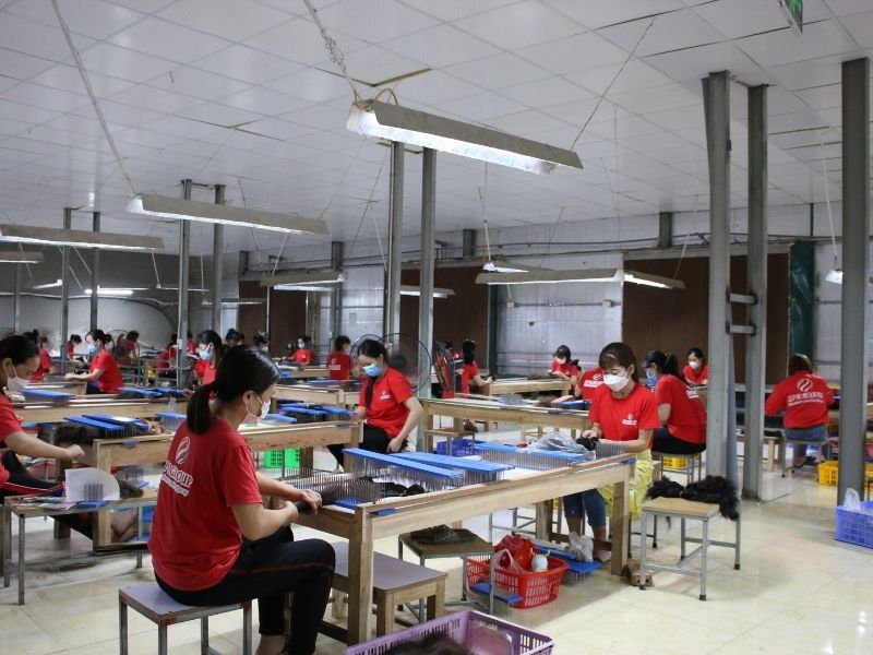 A maior fábrica de cabelo do Vietnã