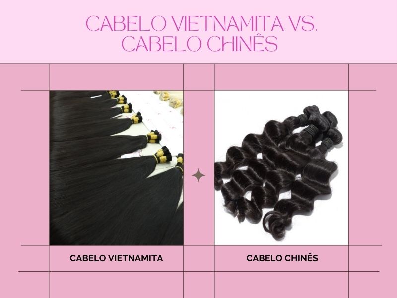 Cabelo Vietnamita vs. Cabelo Chinês